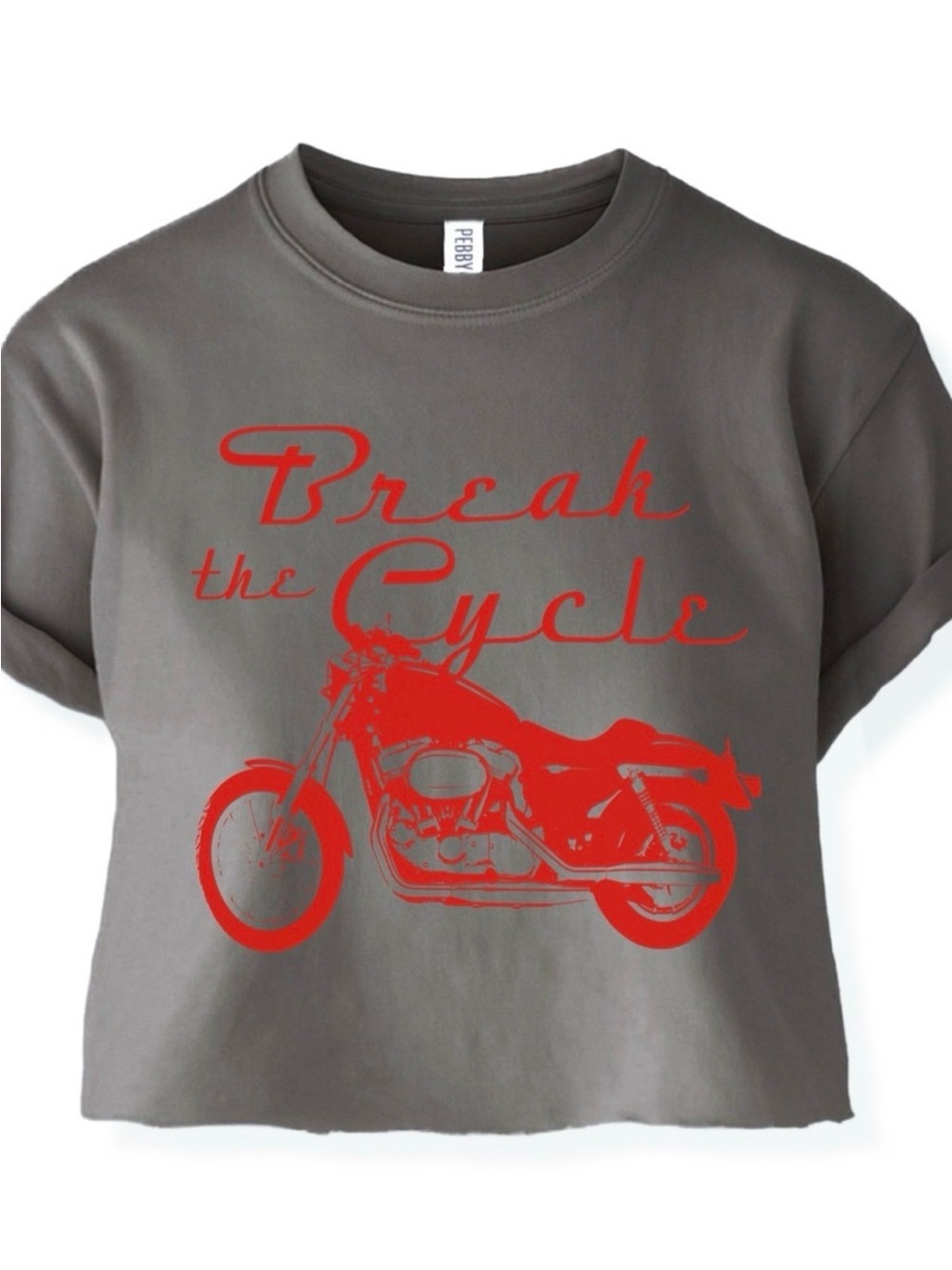 New Pebby Forevee Large Cropped Tee